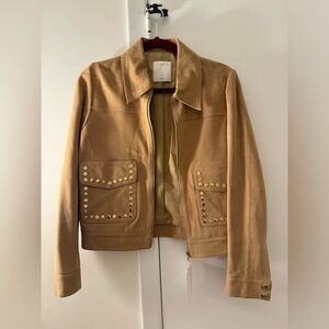Sandro Suede Jacket Size 1